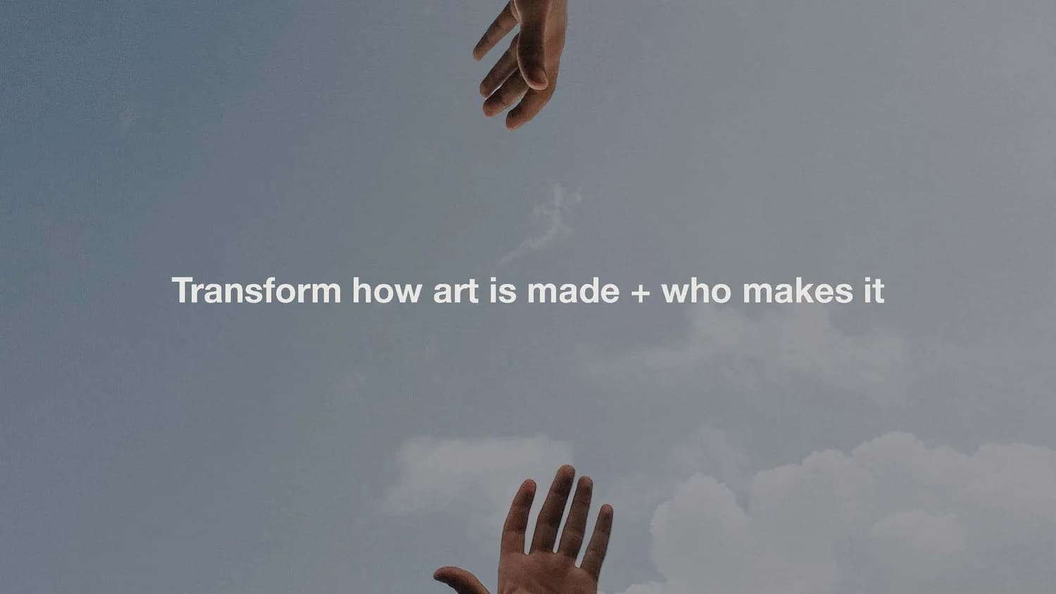makeART story pitch deck slide 4